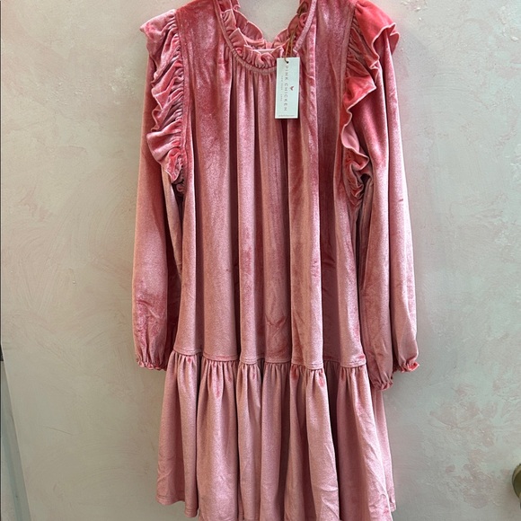 open lace back dress Pink Chicken | Girls Lame Steph Dress